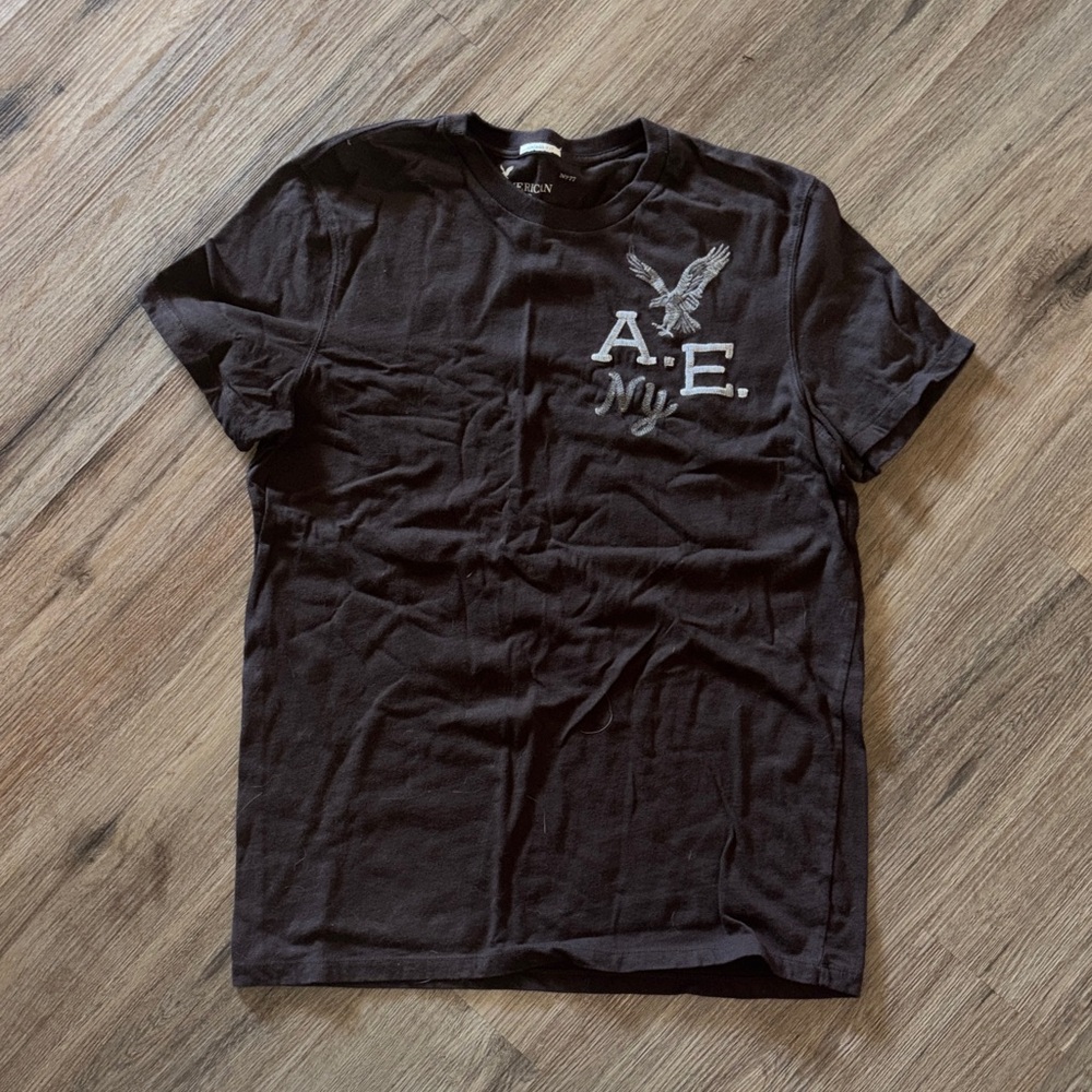 Men's Brown American Eagle Graphic T-Shirt